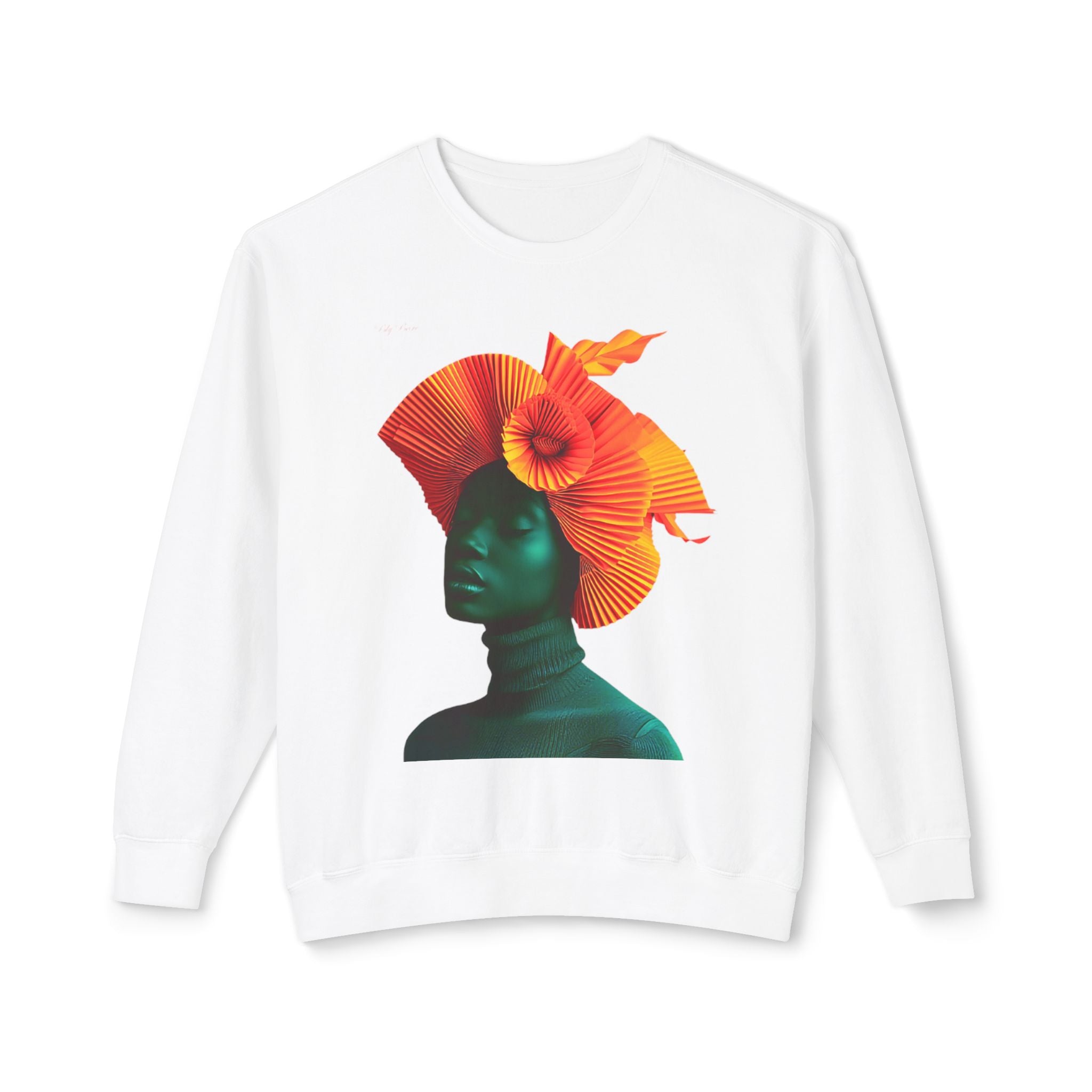 Sudadera unisex ligera con cuello redondo - Sunset Serenade