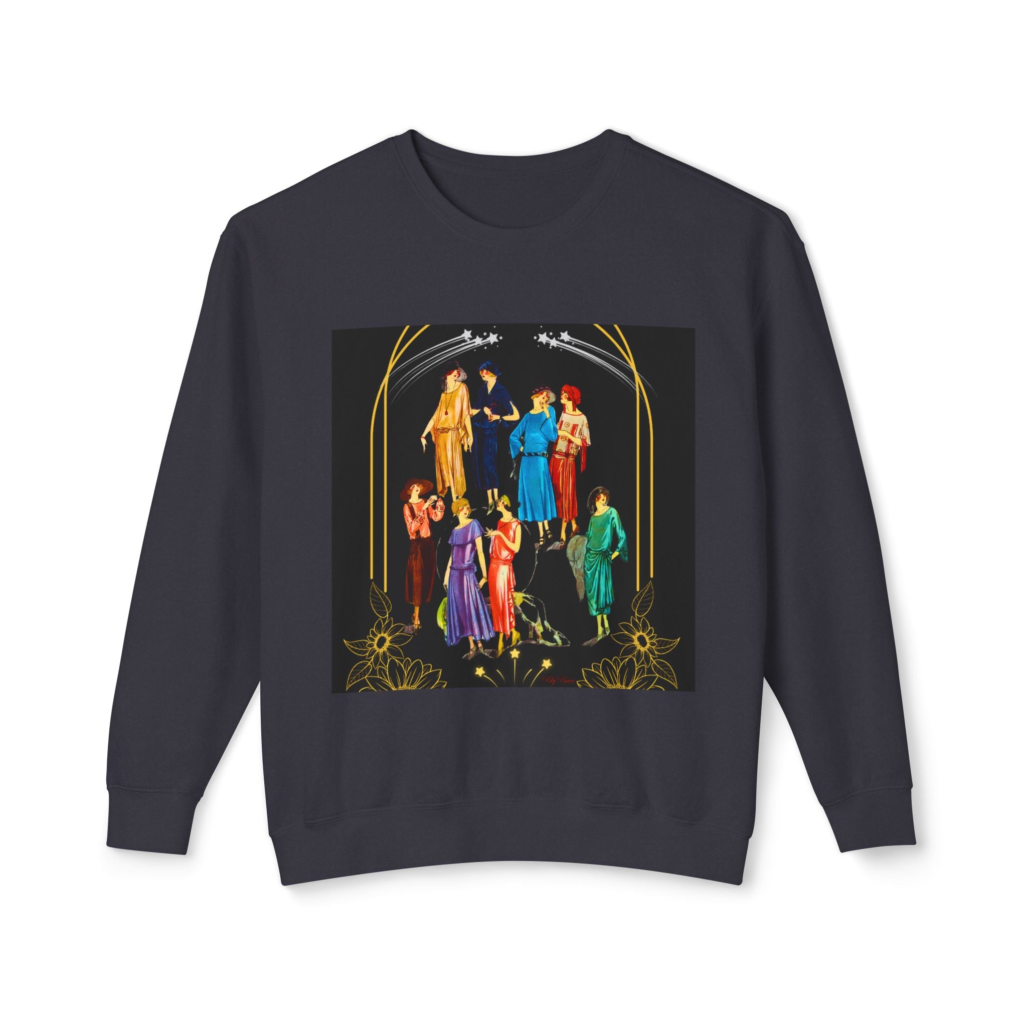 Sudadera unisex ligera con cuello redondo - Glamour Days