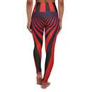 High Waist Yoga - Red Hot