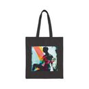 Cotton Canvas Tote Bag - Color Break