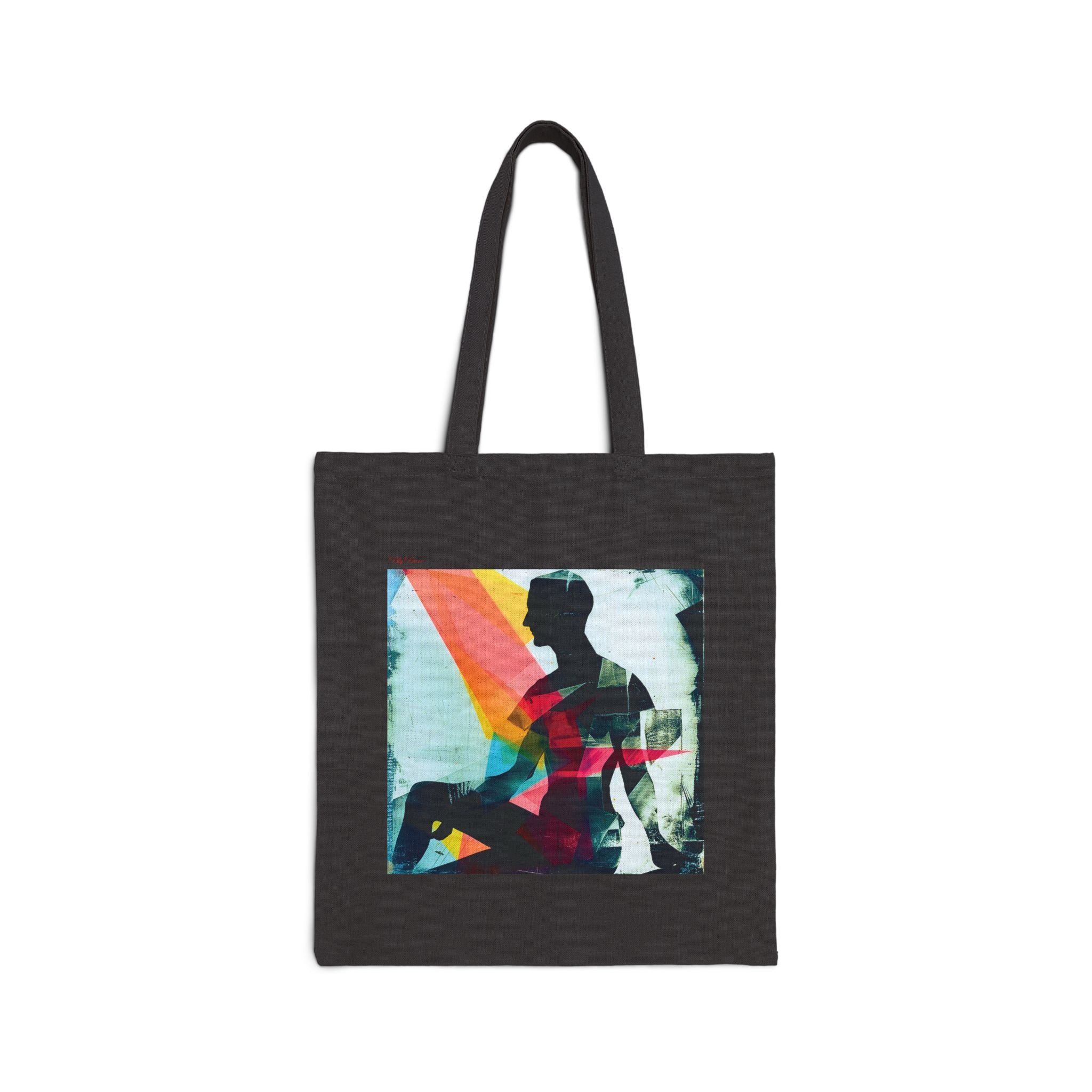 Cotton Canvas Tote Bag - Color Break