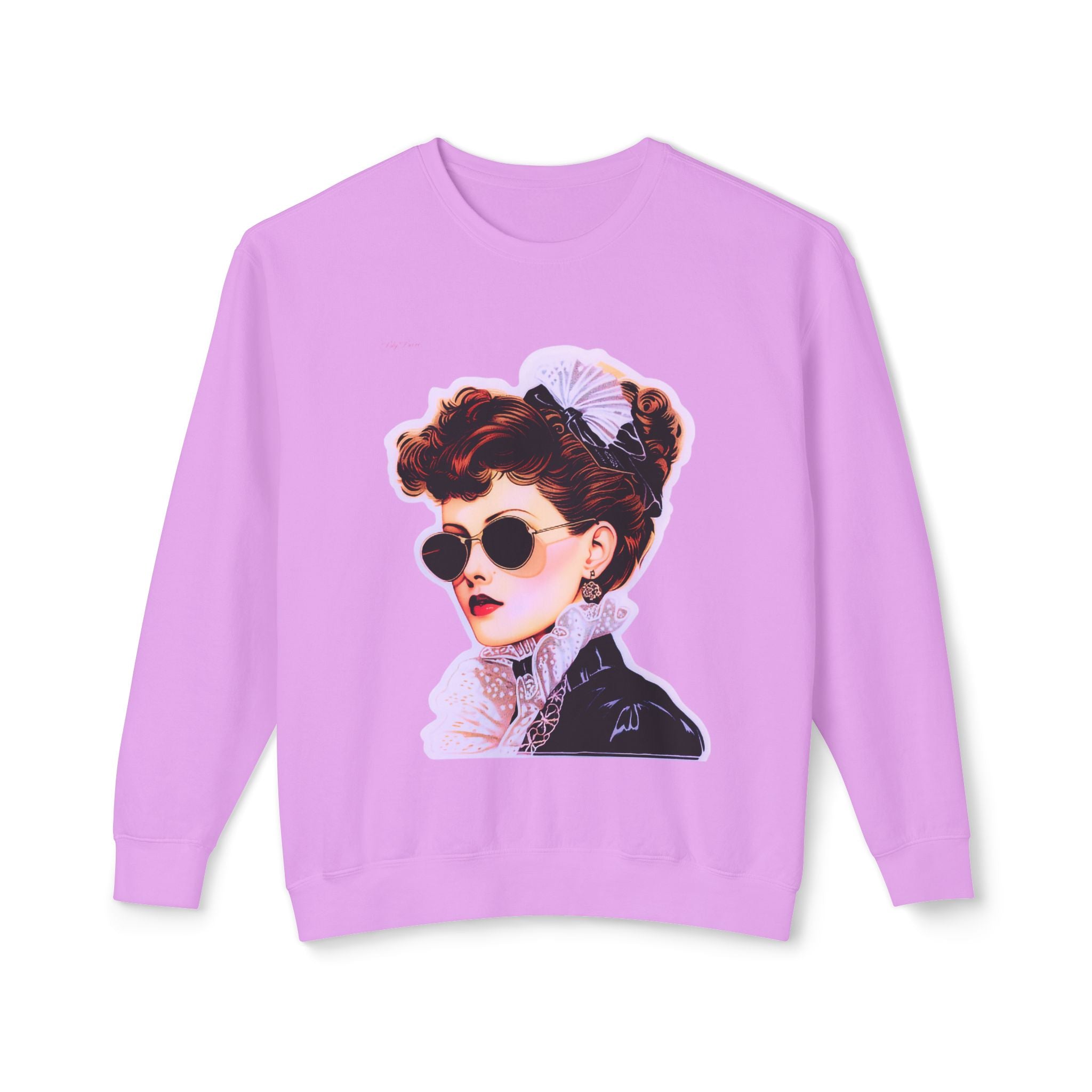 Sudadera unisex ligera con cuello redondo - Retro Rebel